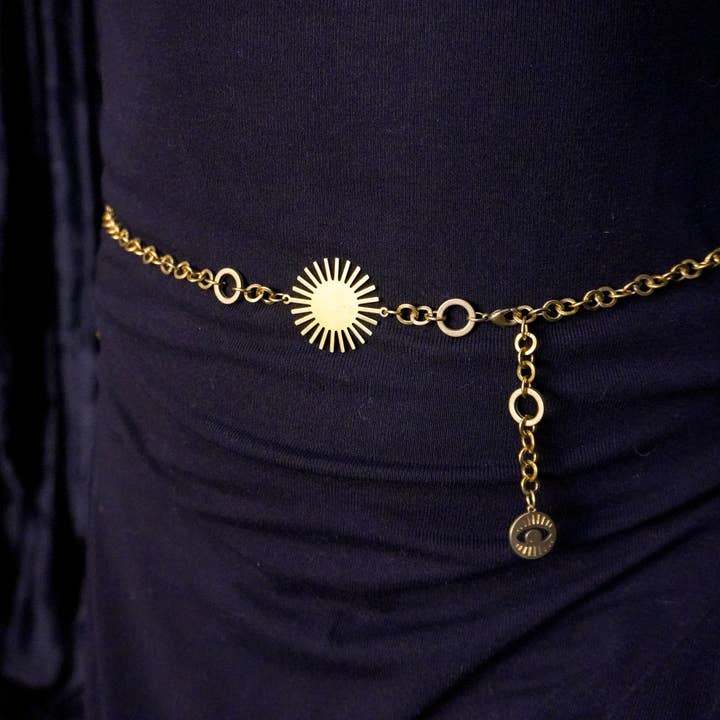 Cadena de Cintura SUN / Latón para venta al por mayor de DARKSTAR MACHINATIONS