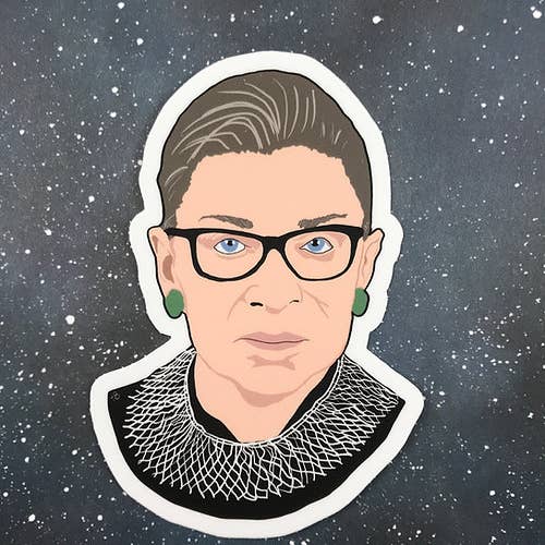 The Red Swan Shop - Wholesale Sticker - Vinyl Decal - Ruth Bader Ginsburg0