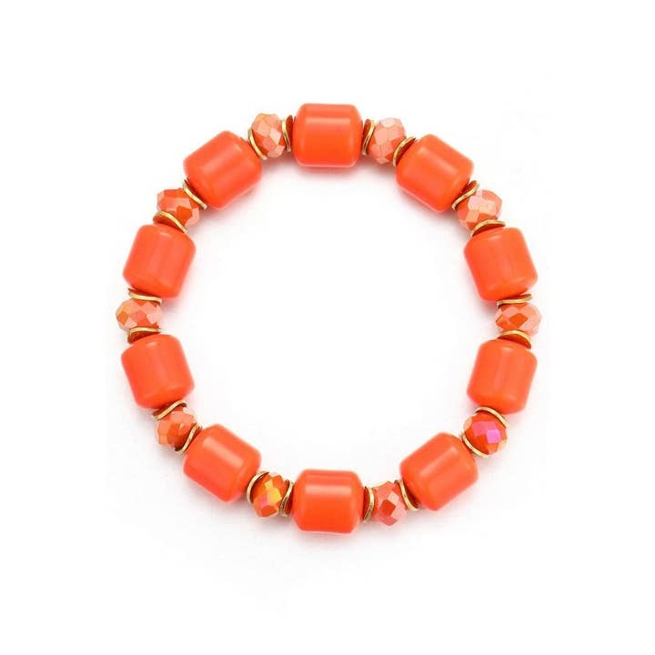 BELLE MISS - Wholesale Beaded Bracelet - Tarnime elastic bracelet in stainless steel3