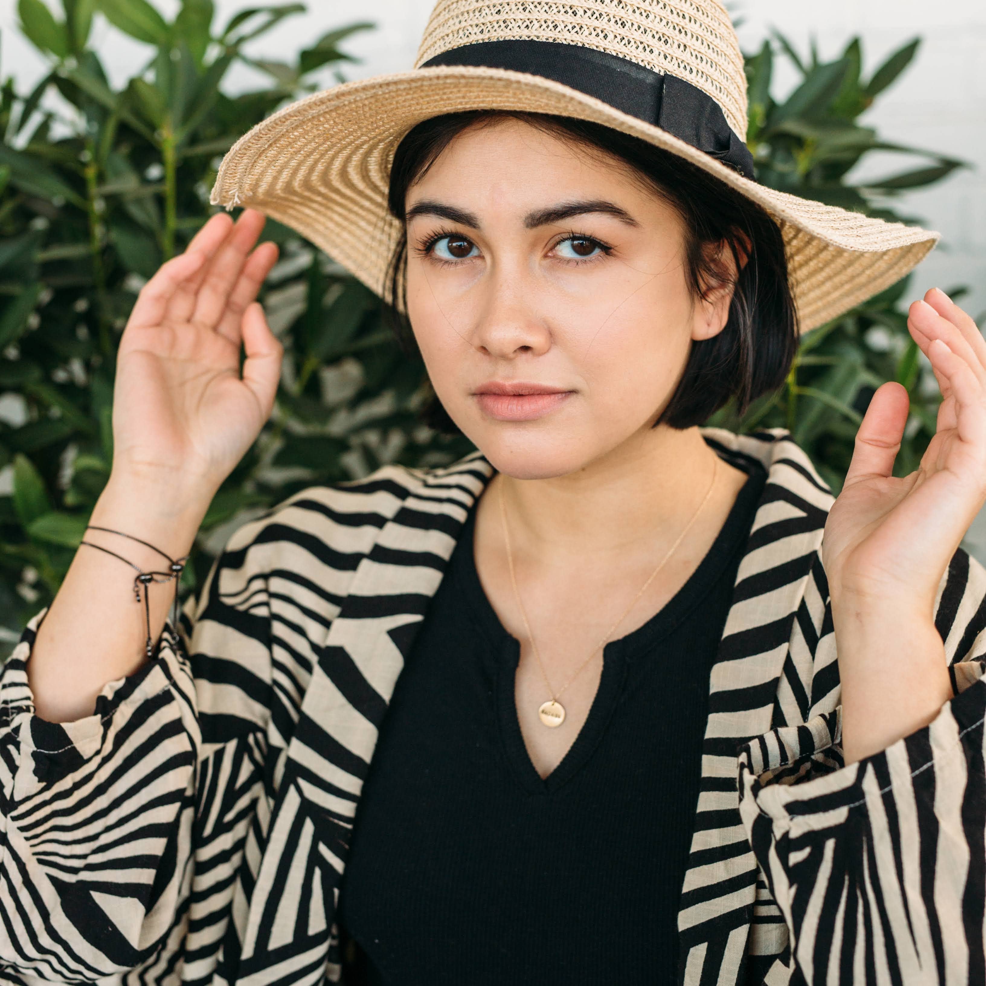 Crafts & Love - Vente Colliers à pendentif - Collier de phrase minuscule estampillé - Doré3