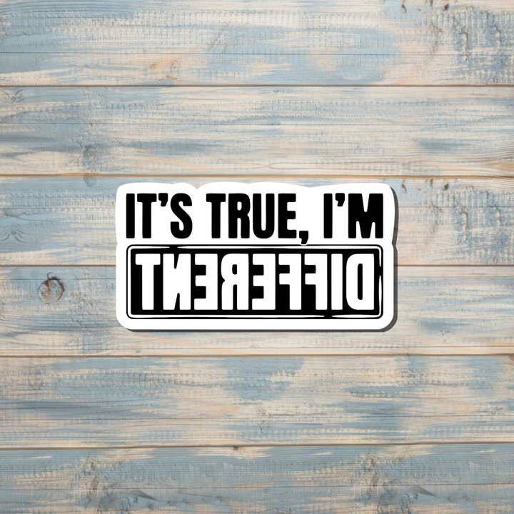 Self Love Sticker, Joke Funny Sticker, Sarcastic Water Bottle, Water Resistant, Mental Health Gift, Laptop Decal, ADHD Quotes |Sticker or Magnet for wholesale by Handmade by Marlayna