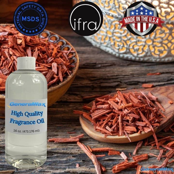 16oz. Sandalwood - Candle Fragrance Oil for wholesale by General Wax - Candle Making Supplies