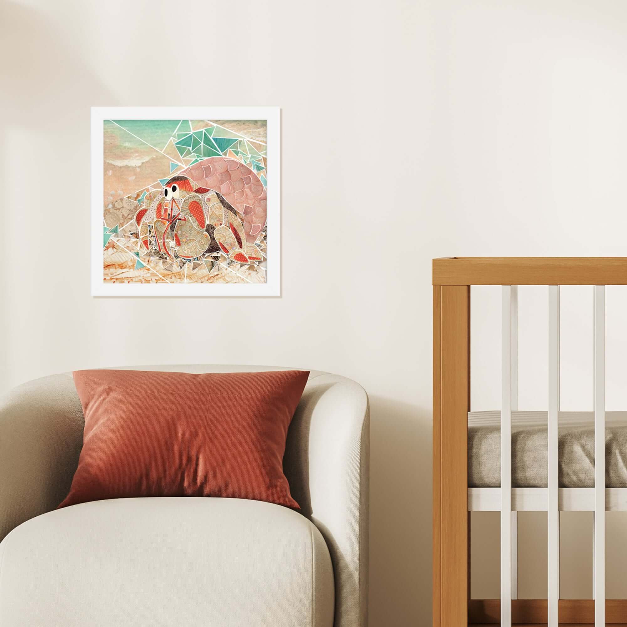 more the merrlier - Wholesale Art Print - Hermit Crab Framed Collage Art Print3