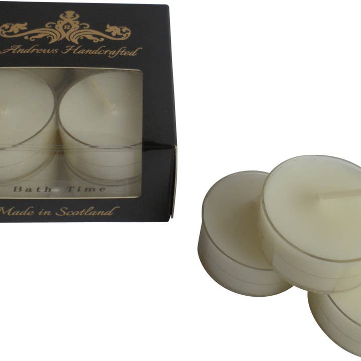 Bath Time Tea Lights for engroshandel hos St Andrews Handcrafted