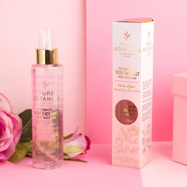 Organic Premium 100% Rose Face Mist for wholesale by Pure Botanica Company