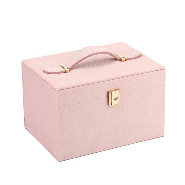 Nima Accessories Inc - Wholesale Jewelry Box/Organizer - Ladies Tall Hard Shape Square Jewelry Box