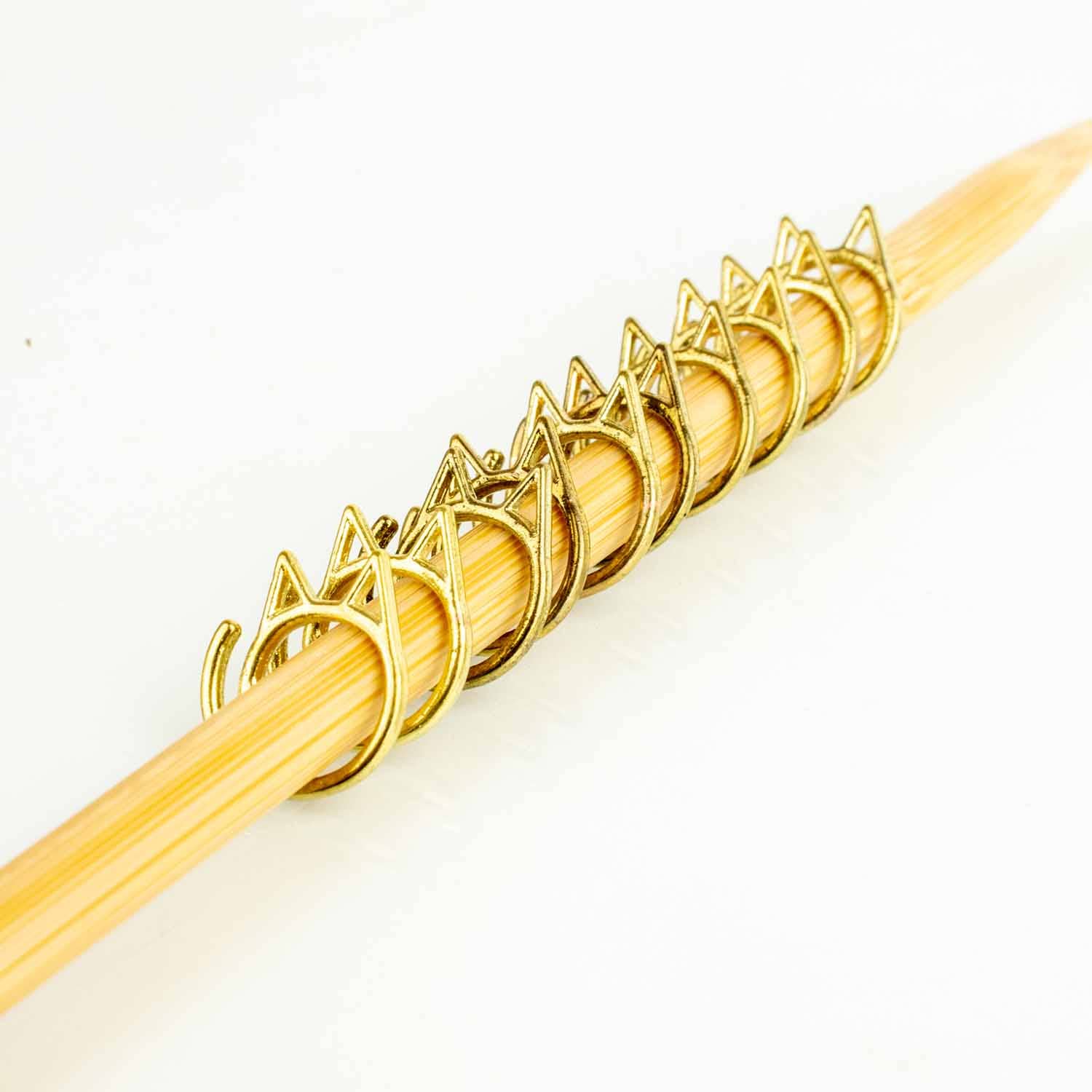 Twice Sheared Sheep - Wholesale Knitting/Crochet Supplies - Cat Clips - Simple Removable Stitch Markers - Silver0