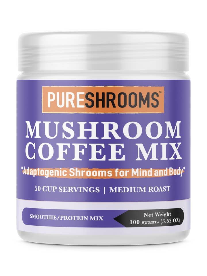 Mélange Superalimentaire de Café aux Champignons PureShrooms 50 Portions pour la vente par PureShrooms Inc.