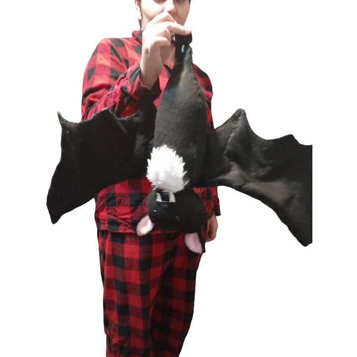 BLUE RIBBON ORNAMENTS - Vendita all'ingrosso Decorazione da parete 3D - Decorazione pipistrello di Halloween, Decorazione straordinaria, LXC35 @3