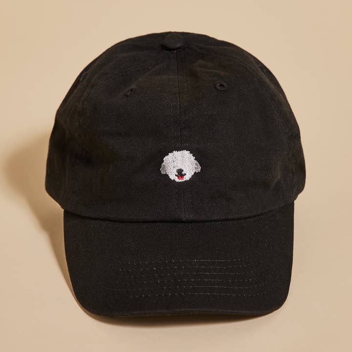 Dog Character Embroidered Hat - English Sheep for wholesale by My Dear Bongo