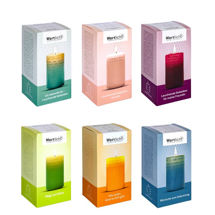 Wortlicht-Paket Best of Buchhandel (24 Stück gemischt) für den Großhandel von Bulla-Manufaktur