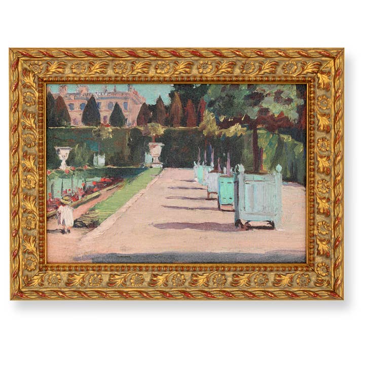 Pequena Impressão em Moldura, Vista do Parc Monceau, Paris por Susan Watkins por atacado de Chrysler Museum of Art