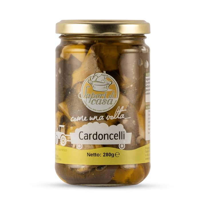 Champignons Cardoncelli à l'huile d'olive extra vierge sans conservateurs pour la vente par Sapori di Casa