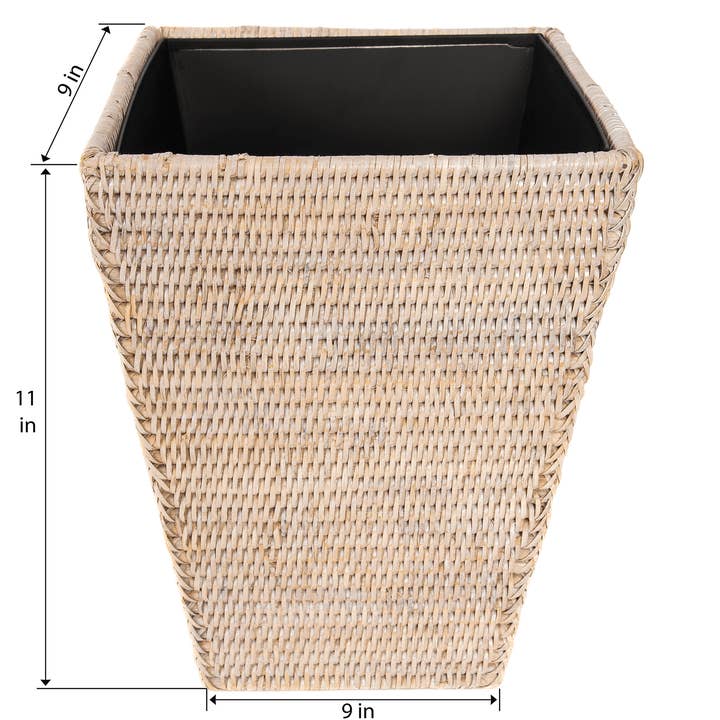 Artifacts Trading Company – wholesale Rubbish can/Rubbish bin – Artifacts Rattan™ Square Tapered Waste Basket3