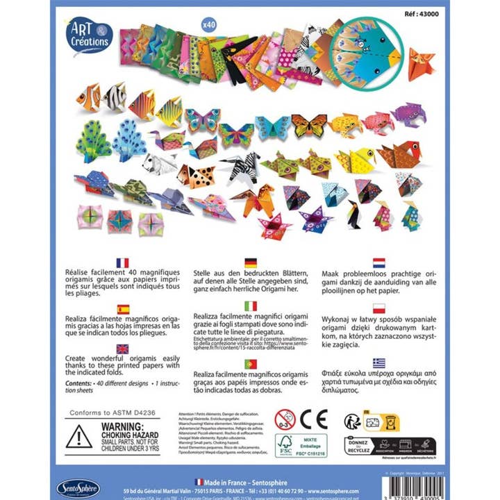 Just Imagine Toys - Wholesale Origami/Kirigami Paper - Sentosphère Origami Set
