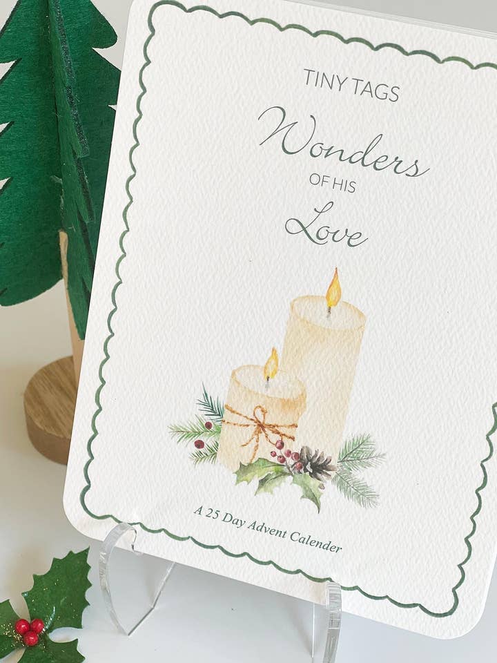 Wonders of His Love Advent Card Set for wholesale by Tiny Tag Co.