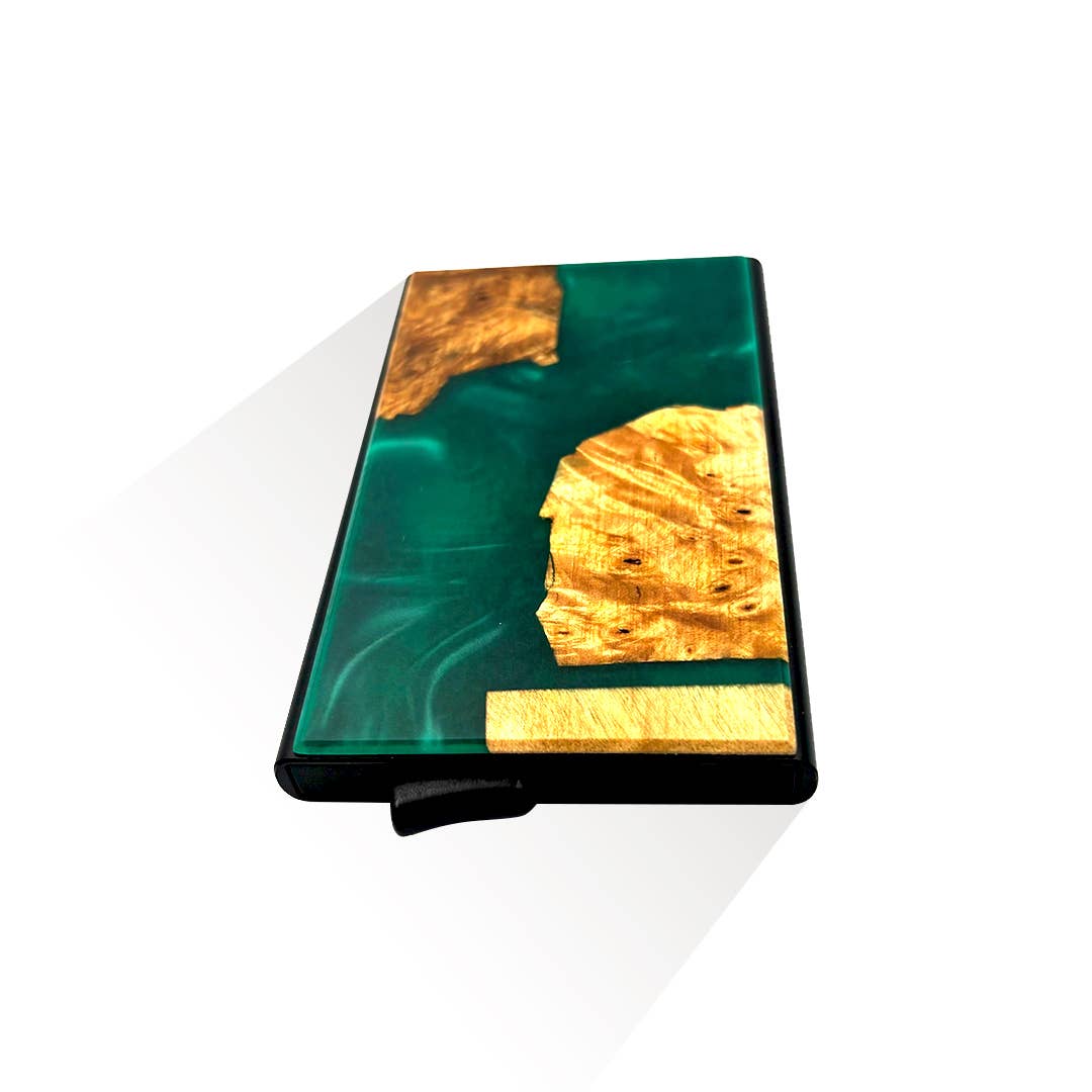 Wooden Element - Wholesale Wallet - Unisex - Wood/Resin Smart Pop-up Wallets (Assorted pack of 11)28