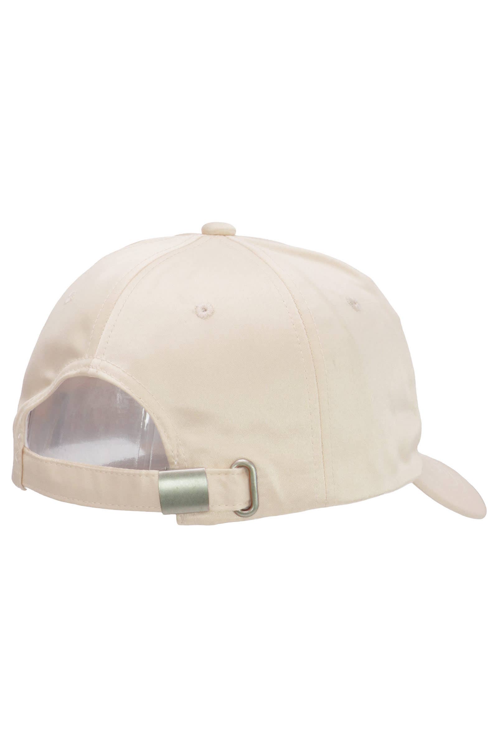 Cap Zone - Wholesale Baseball Cap - Unisex - Faux Silk Satin Strap Back Baseball Cap7