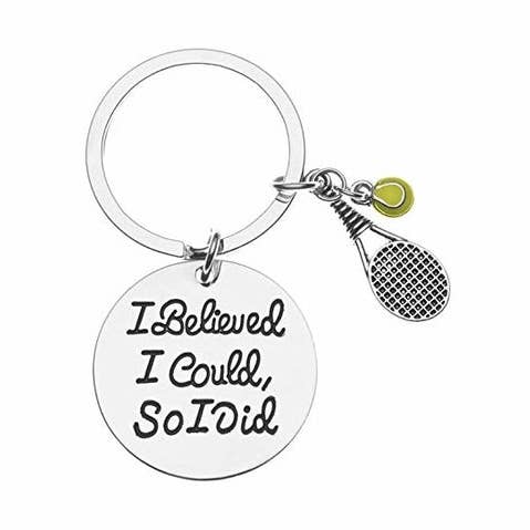 Porte-clés de tennis - I Believed I Could pour la vente par Sportybella