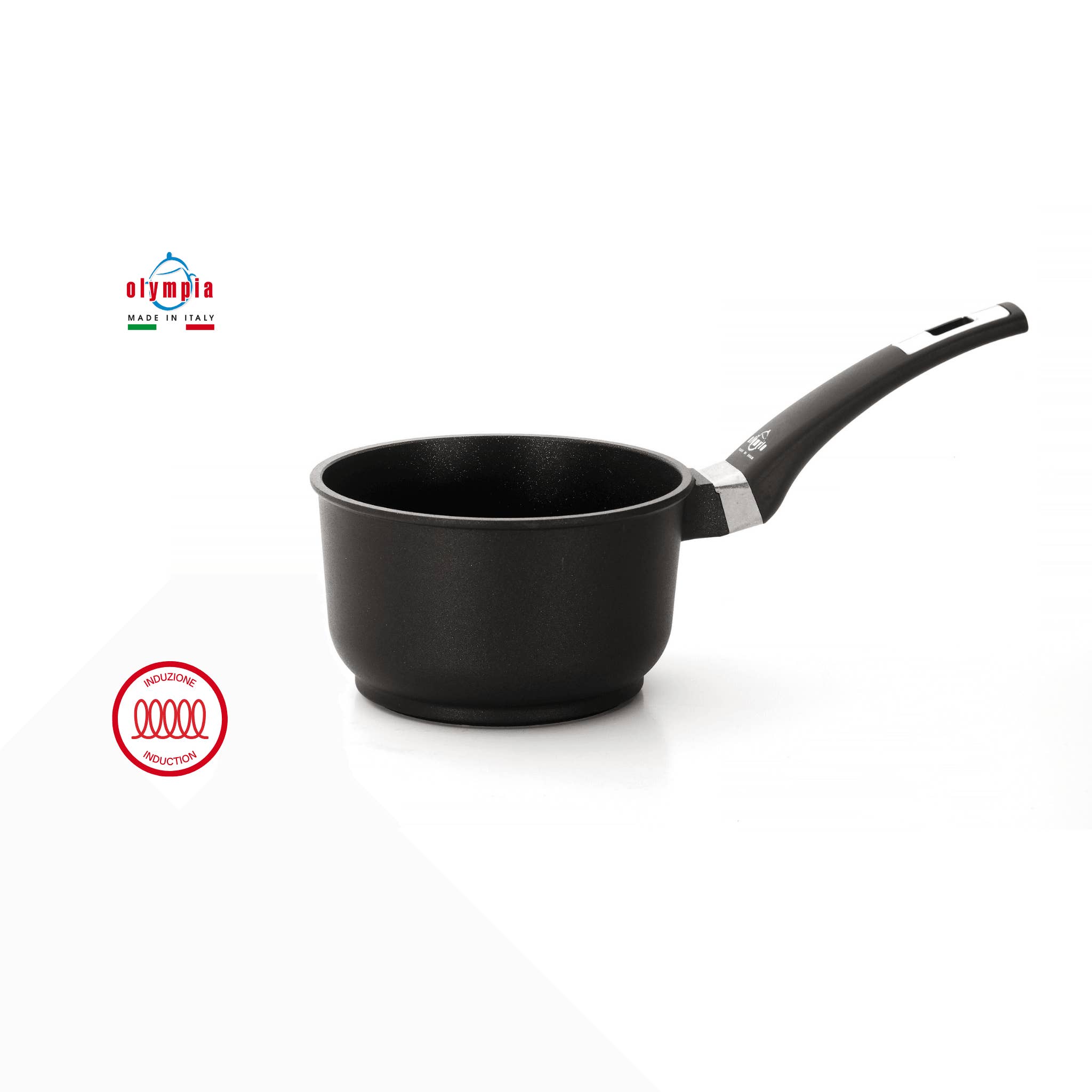 KASSEROLLE 1 HÅNDTAG DIAMANT PLUS INDUKTION CM.16 for engroshandel hos OLYMPIA srl