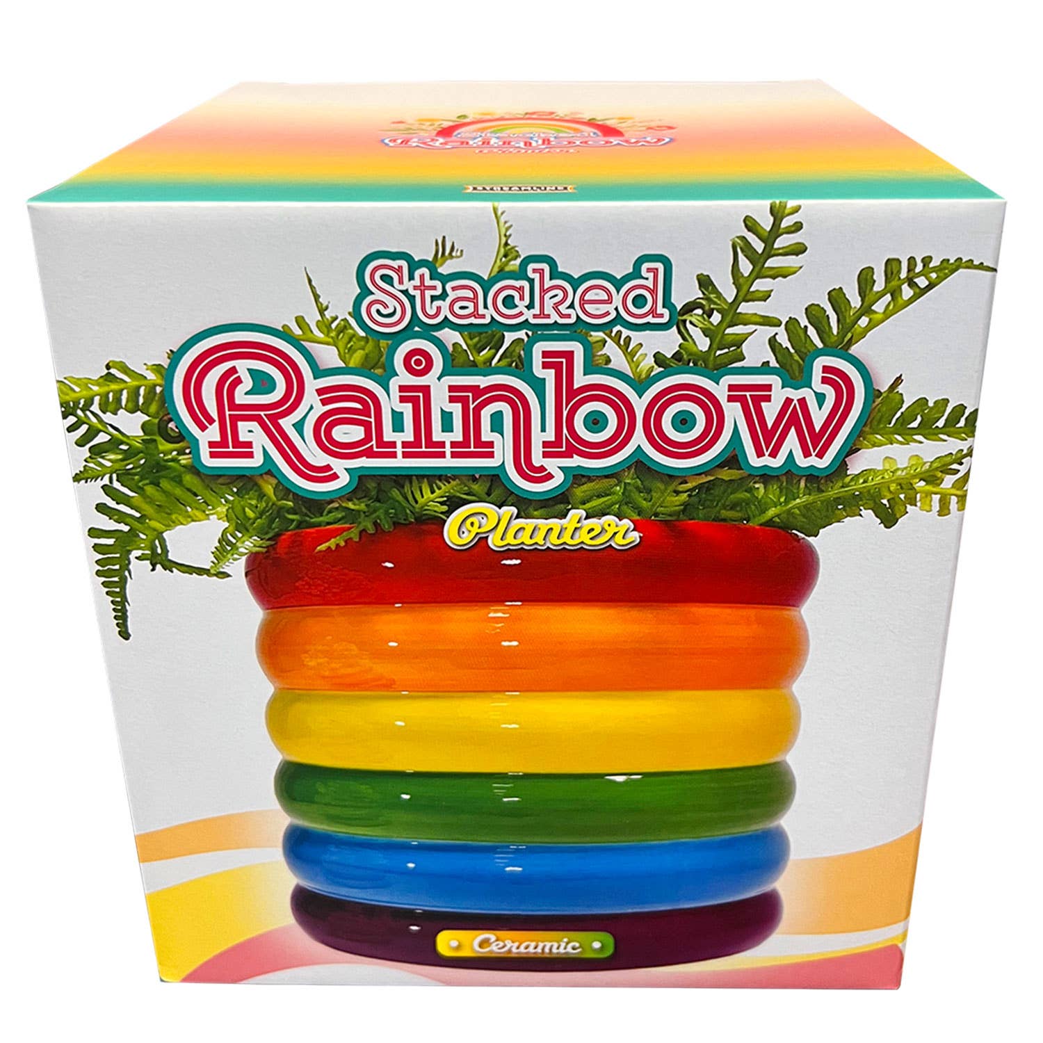Streamline - Wholesale Plant Pot - Stacked Rainbow Planter3