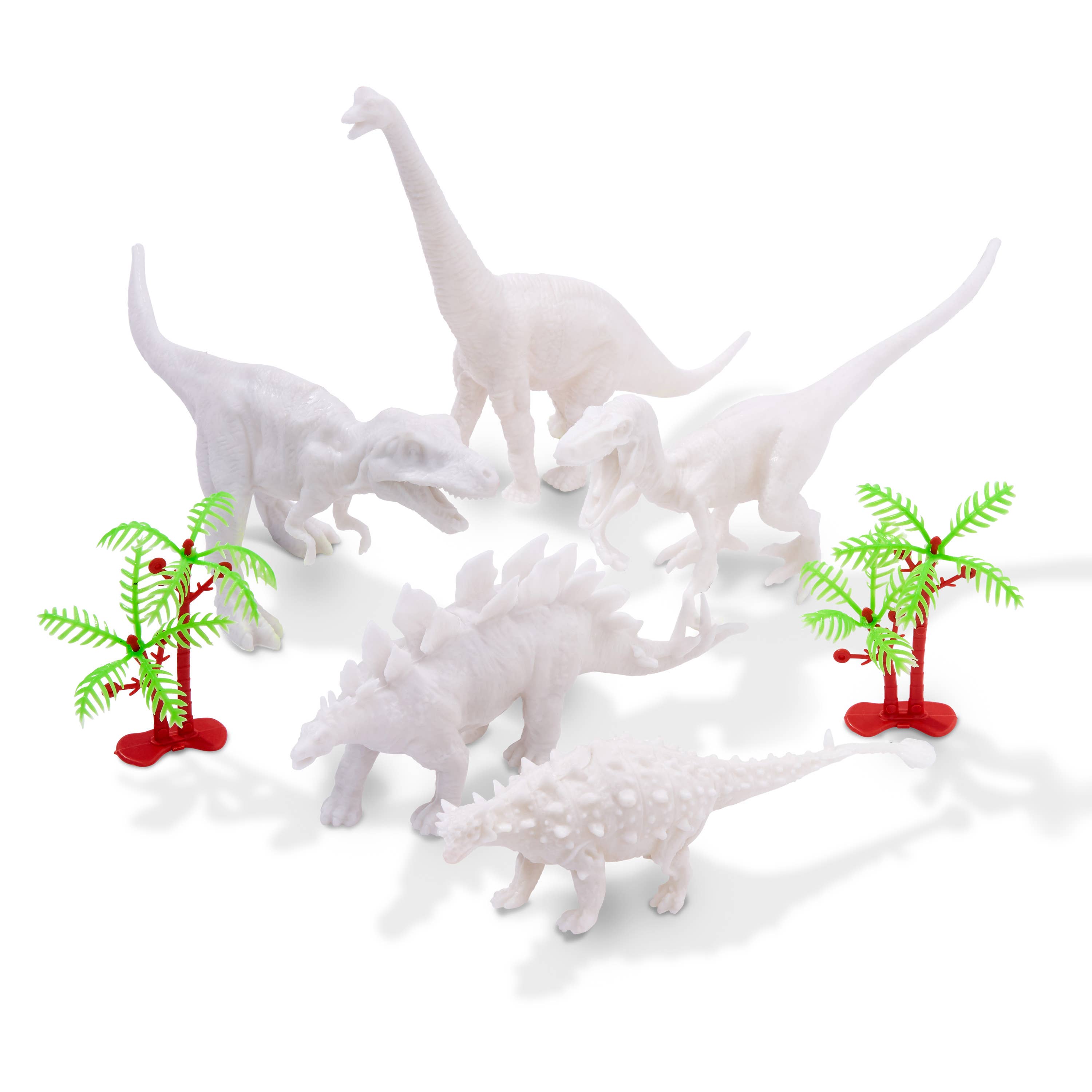 The Twiddlers - Vendita all'ingrosso Kit per lavoretti fai da te - Bambini - Kit da 15 pezzi Paint Your Own Dinosauri, include statuette6
