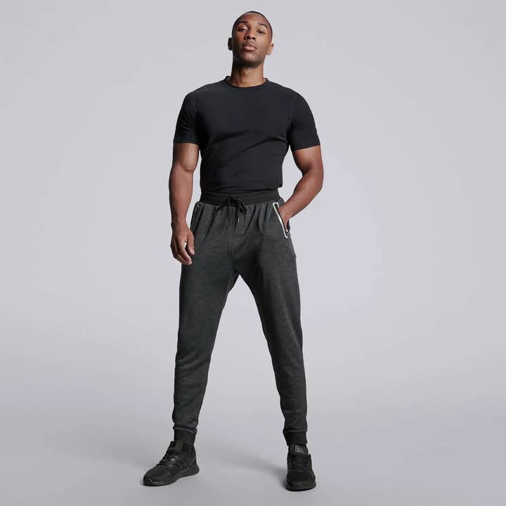 Male Active Pants - Grey for wholesale by HPE Activewear