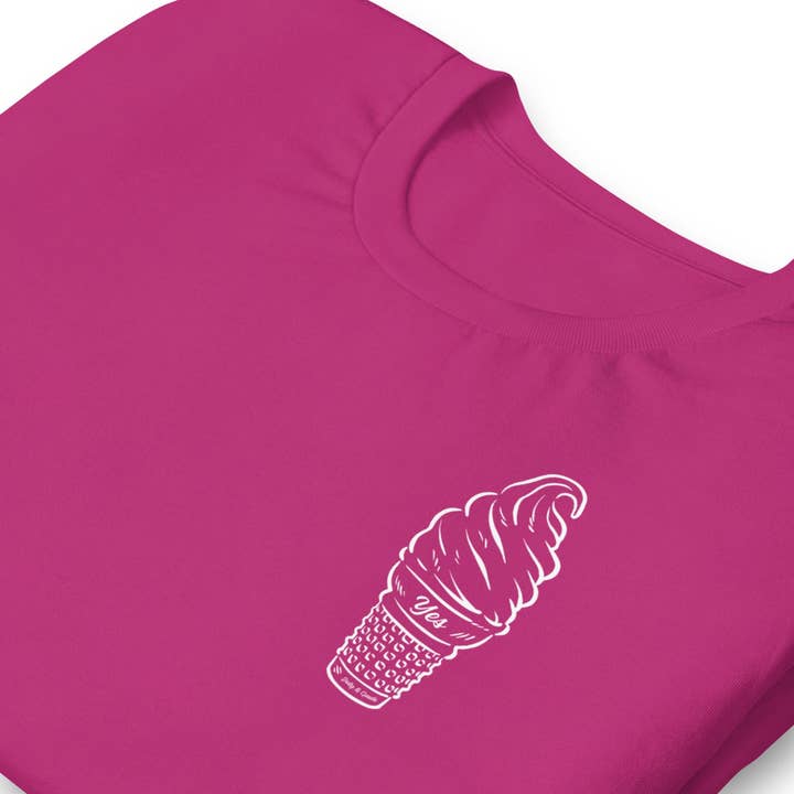 Oui T-shirt Cornet de Glace pour la vente par Jolly & Goode