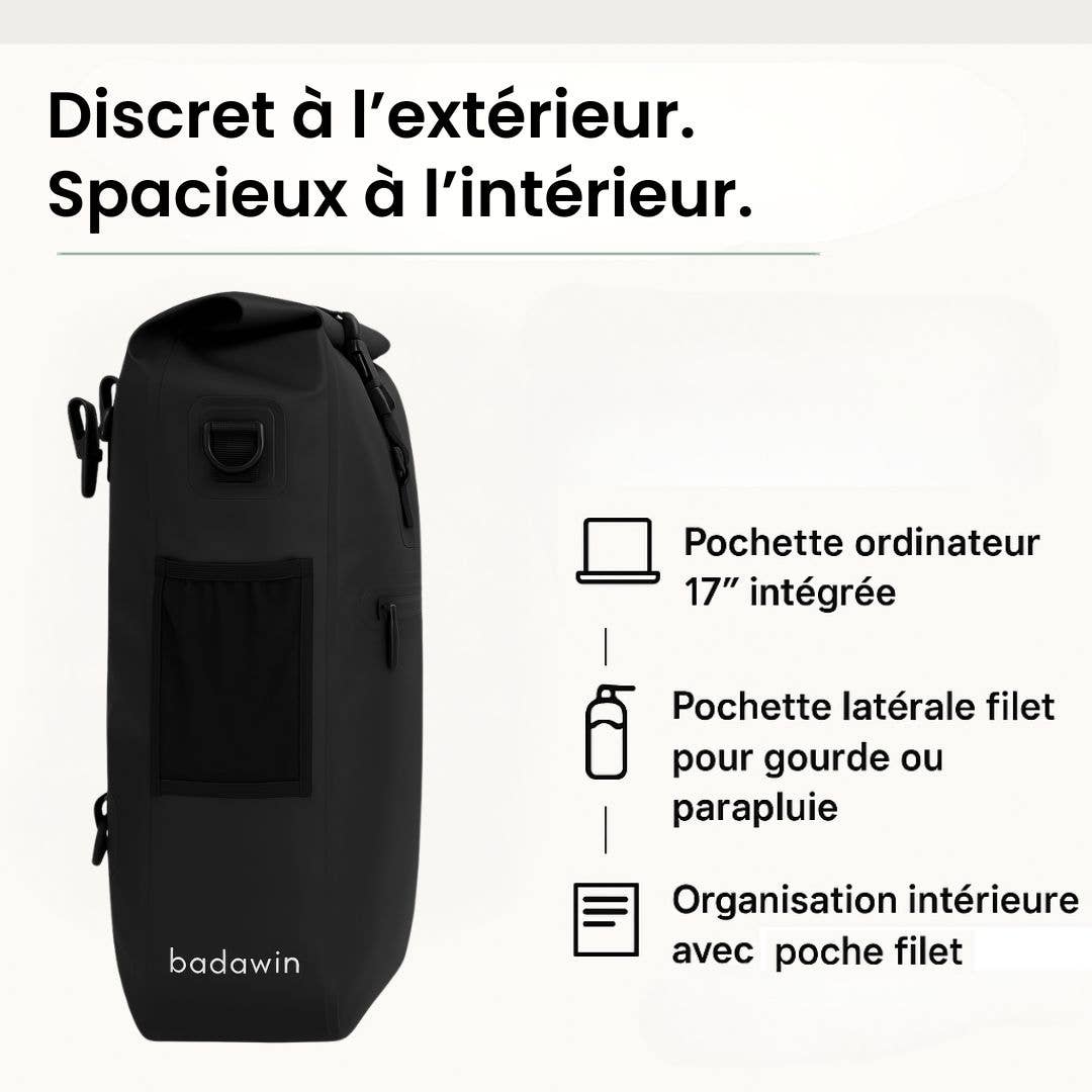 BADAWIN - Wholesale Biking Accessories - Hind Blue 25/30L 2in1 Luggage Bike Bag 14