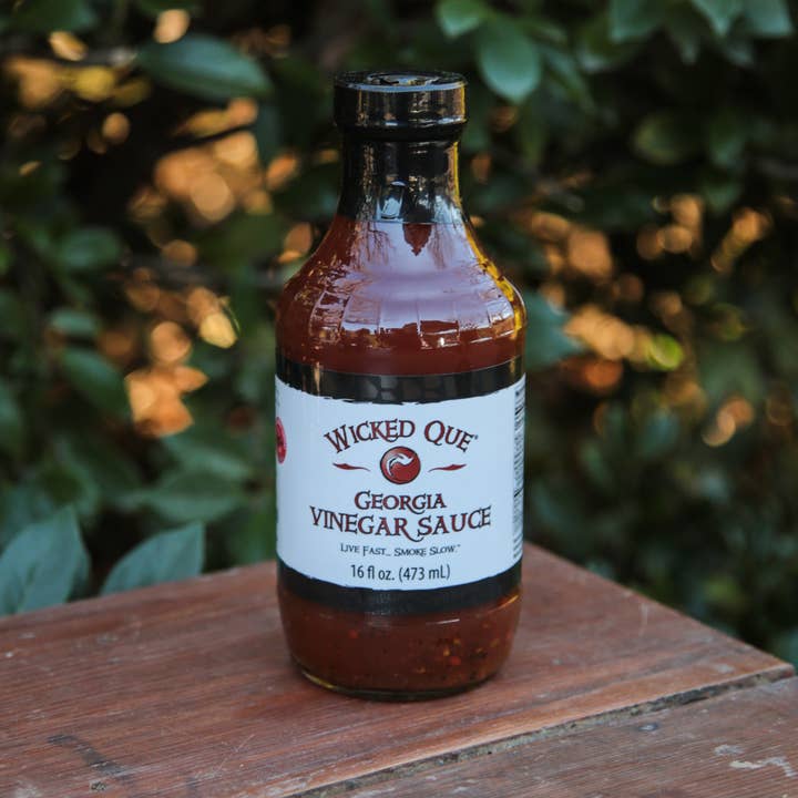 Wicked Que – wholesale BBQ-sås – Georgia Vinägersås 16oz.