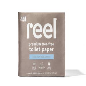Reel Premium Bamboo Toilet Paper 24 roll Box