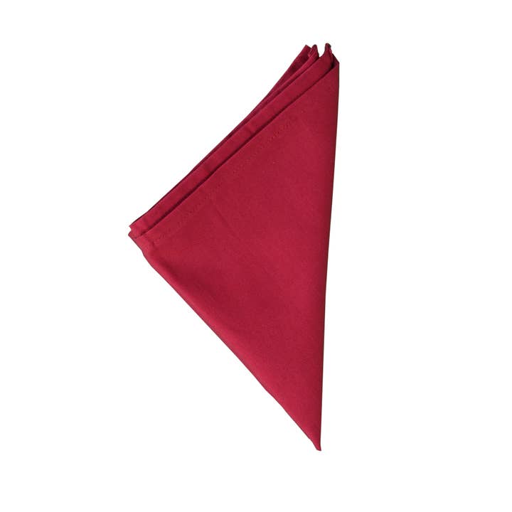 Bouvier Red - stevig rood servet - 4 stuks voor wholesale door Thomasville at Home