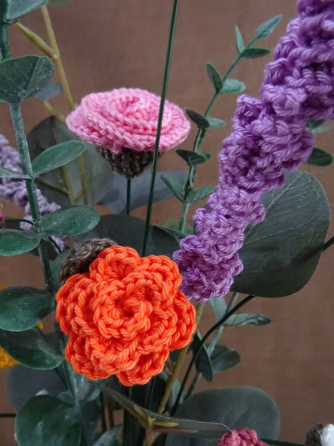 Knuffelsenzo - Wholesale Artificial Flowers - Field Bouquet Purple/Yellow2