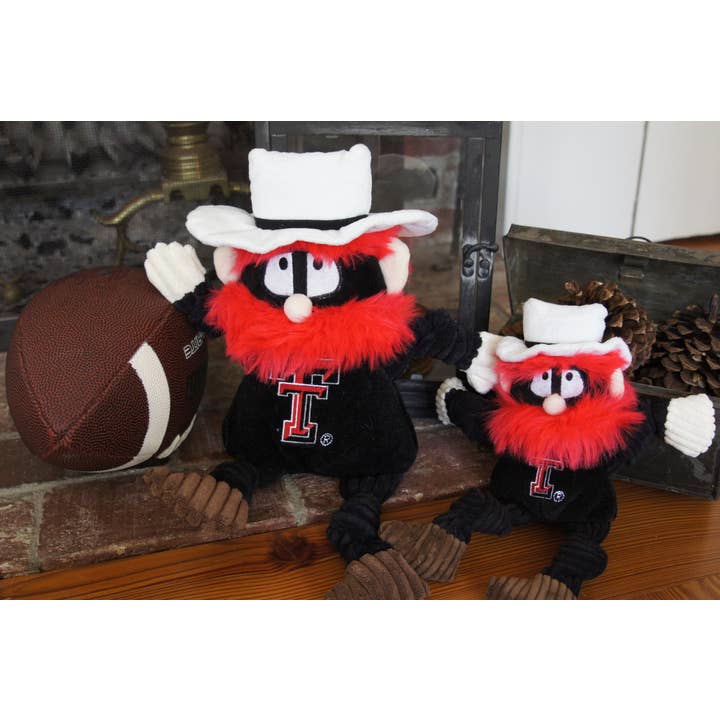 HuggleGroup - Venta al por mayor Peluche - Perros - Juguete de peluche para perros Raider Red Knottie® de la Universidad Tecnológica de Texas4