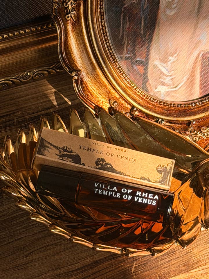 Temple of Venus Perfume Rollerball | Vanilla Orchid, Hydrangea & Sandalwood for wholesale by Villa of Rhea