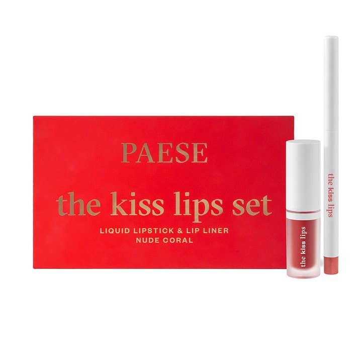 PAESE | The Kiss Lips Gift Set Liquid Lipstick & Lip Liner for wholesale by PAESE