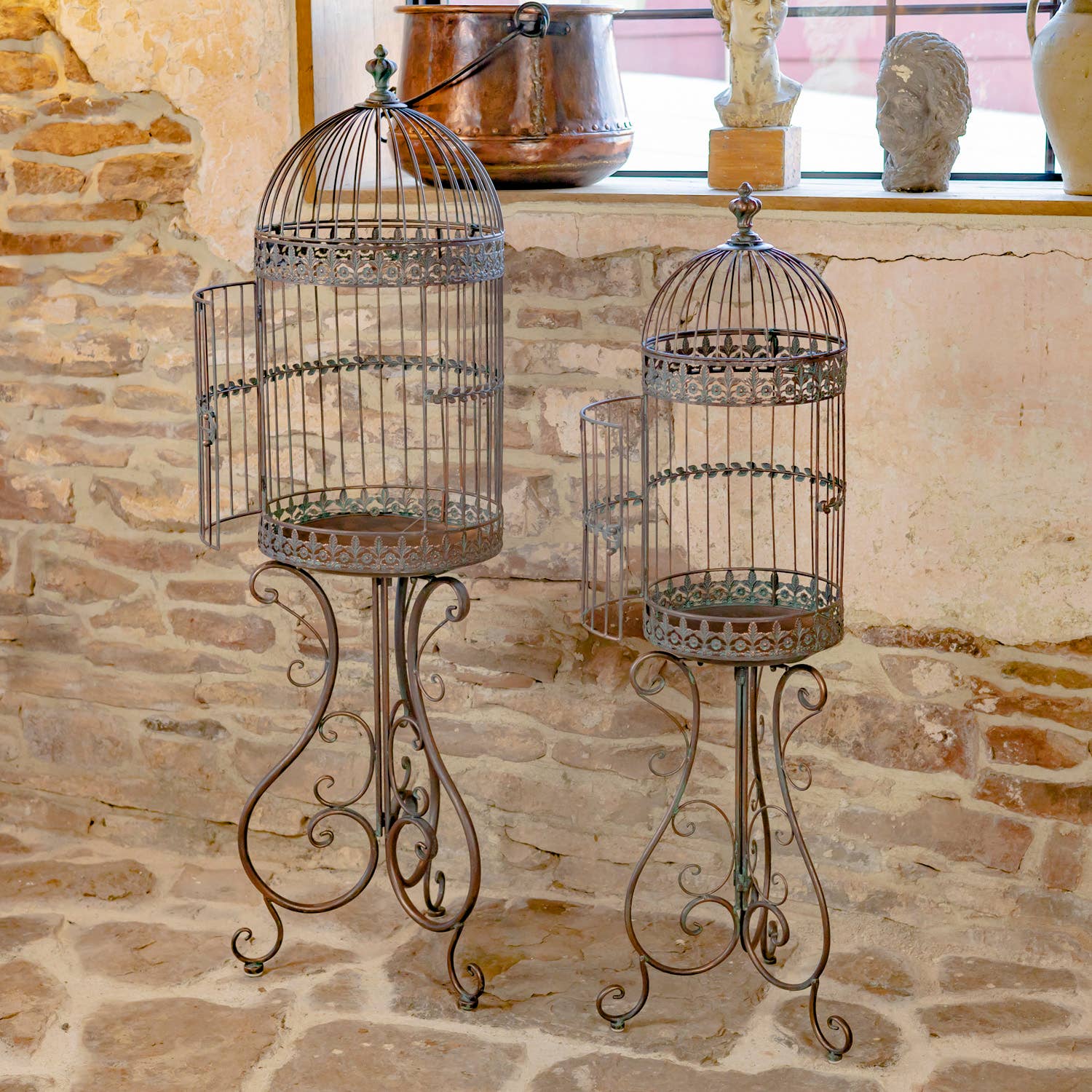 Zaer Ltd. International - Wholesale Plant Pot Stand - Victorian Style Birdcage Style Planters "Copenhagen 1843"11