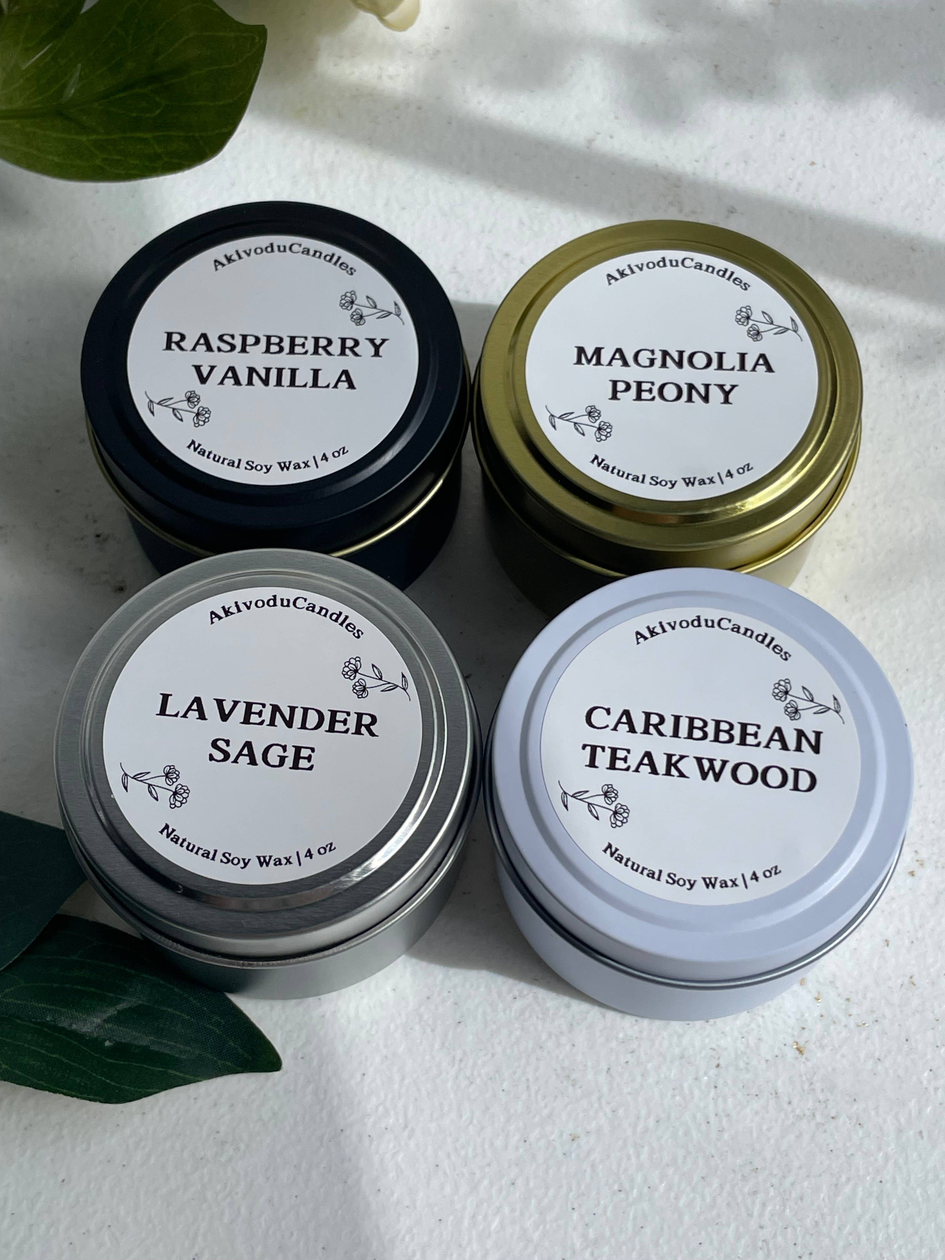 Akivodu Candles – Großhandel Reisekerzen – Holzdochtkerze 113 g – verschiedene Düfte7