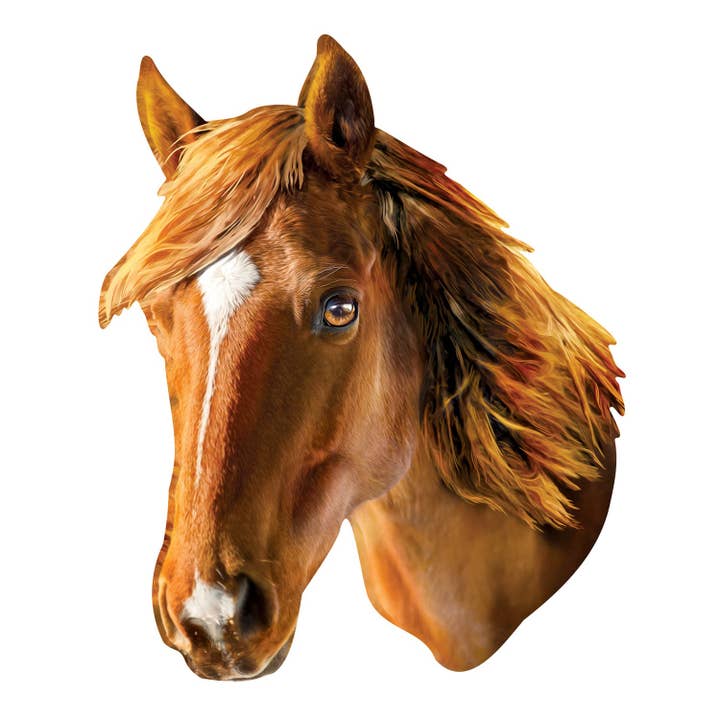 Masterpieces Puzzles - Wholesale Puzzle - Adult - Horse 100 Piece Shaped Jigsaw Puzzle1