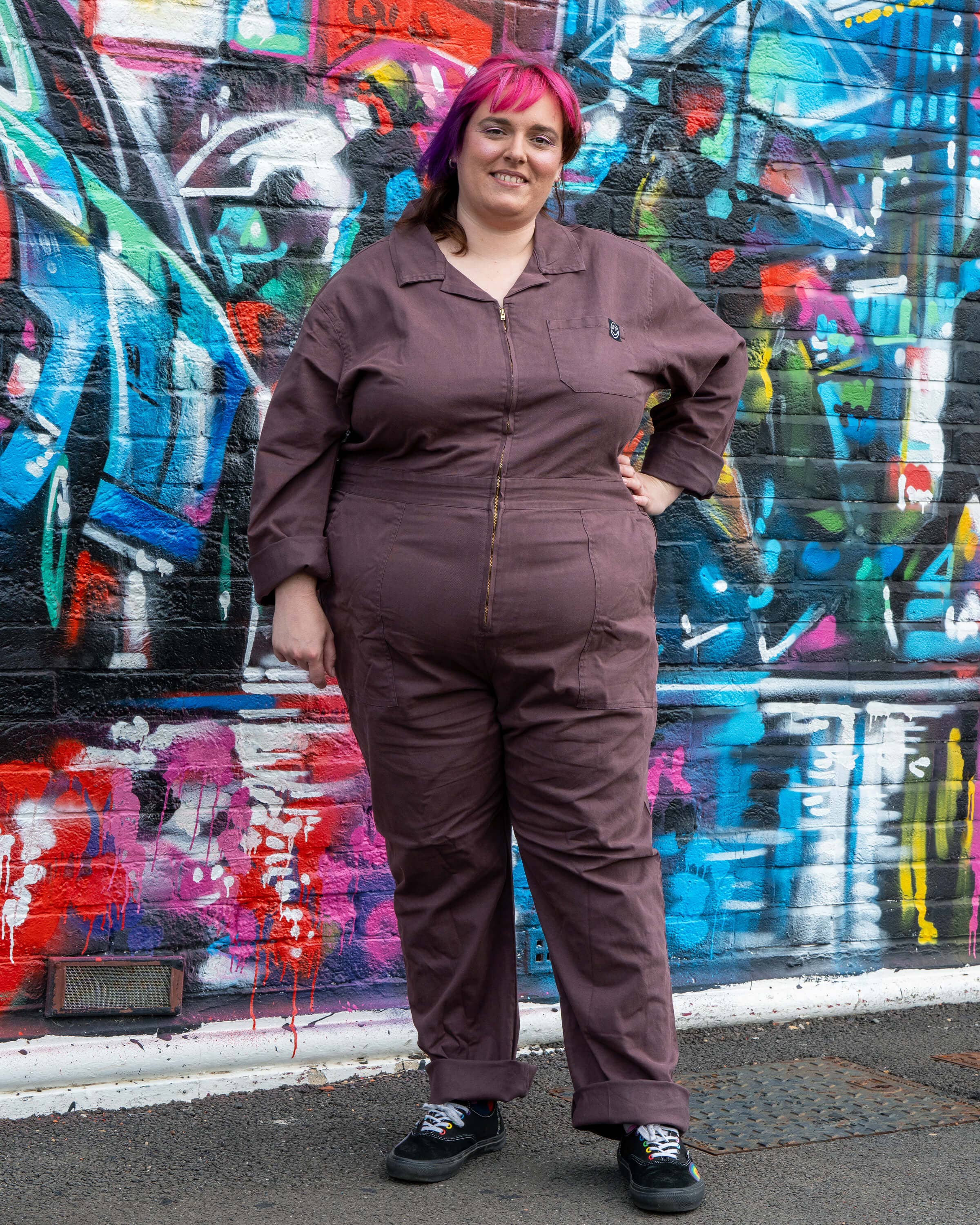 Rebel Romance – wholesale Jumpsuit – Women's – Rebel Romance Plum Mocha Boiler Suit1