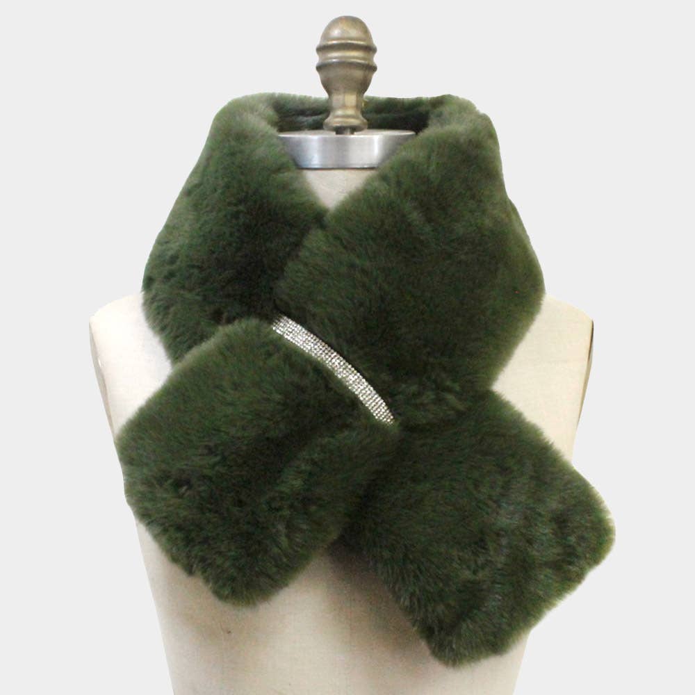 Sensibling Corp. - Vente Écharpe – femme - Écharpe en fausse fourrure15