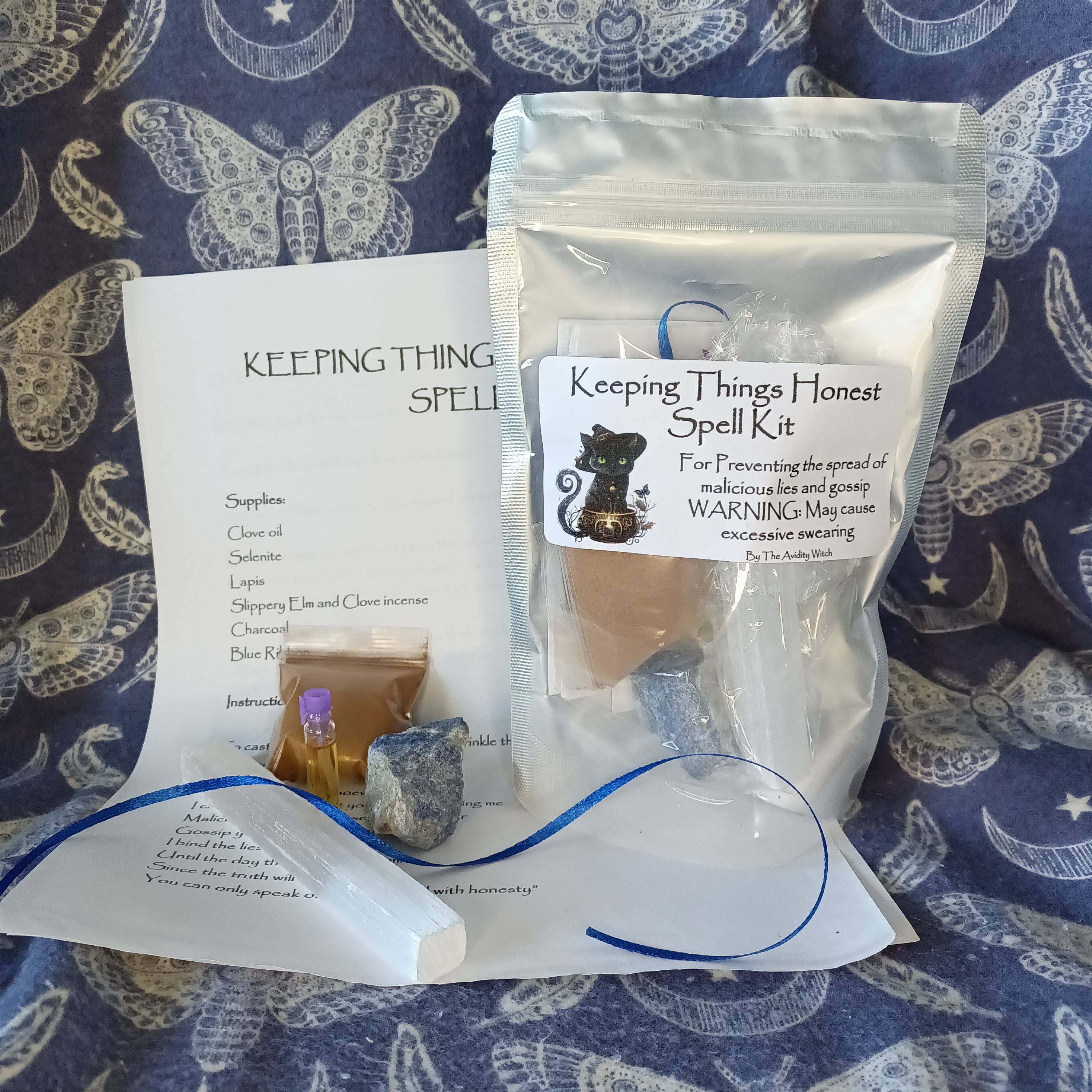 The Avidity Witch - Wholesale Meditation Supplies - Keeping Things Honest Spell Kit14