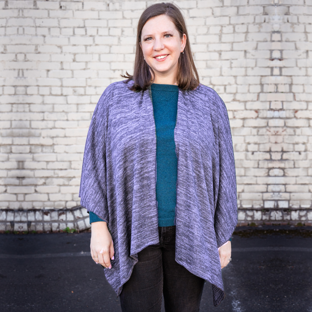 Dana Herbert – Engroshandel Wrap - Dame – Heather Jersey Wrap2