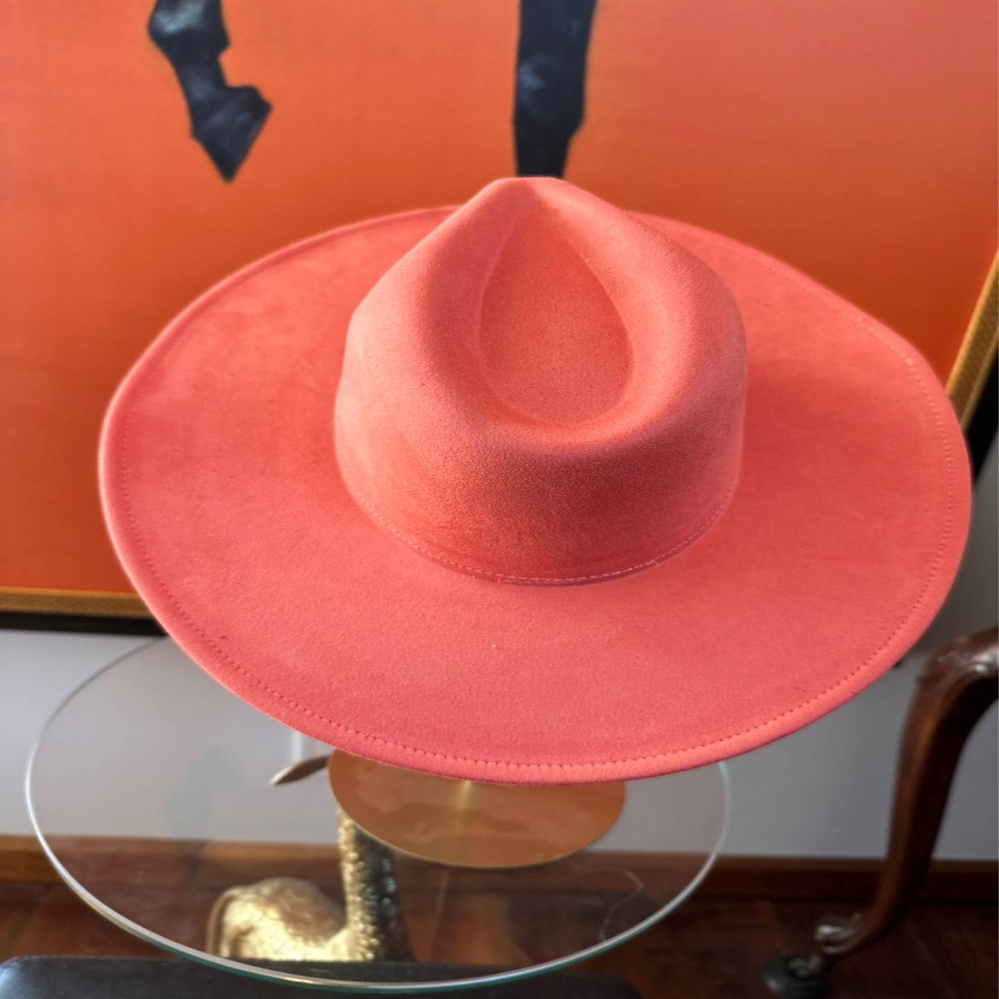 Queens INC - Wholesale Fedora - Women's - Best seller Fashion Classic Wide Brim Suede Primium  Hat3