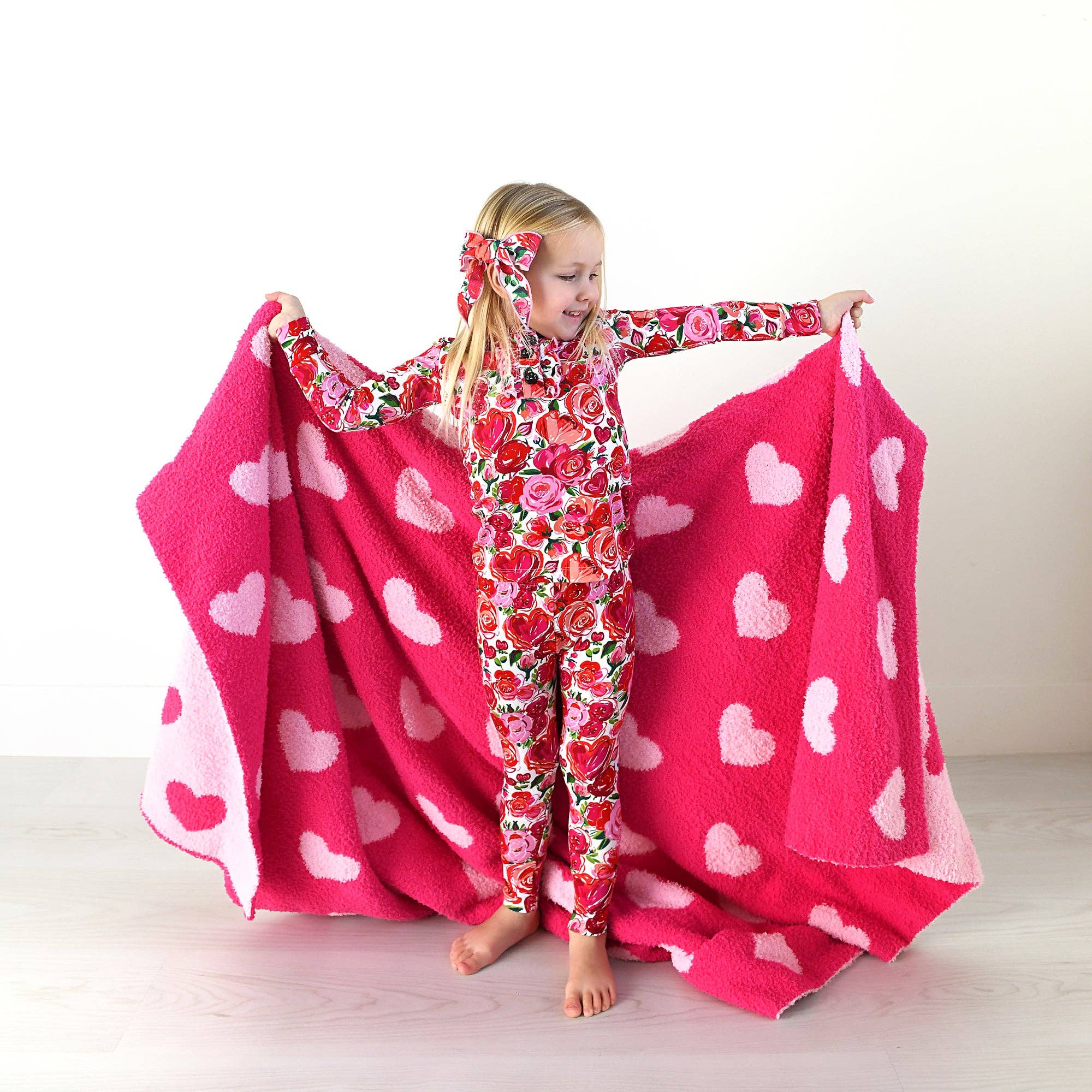 Gigi and Max – wholesale Sleepwear set – Kids – Rose Ruffle Two Piece Bamboo Toddler Outfit16