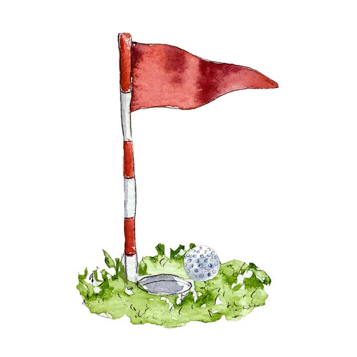 Adorno de bandera de golf para venta al por mayor de Barrel Down South