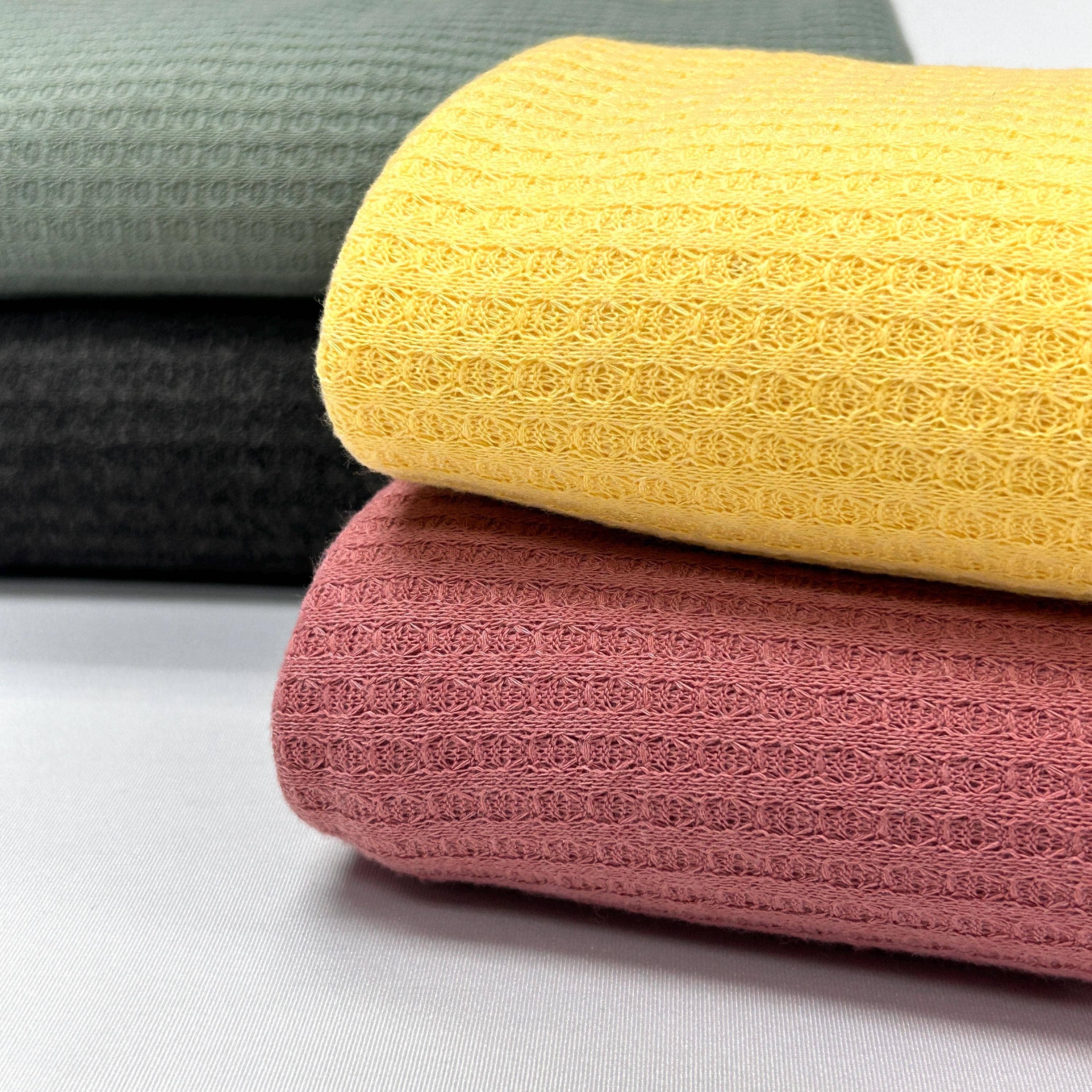 JNSfabric - Wholesale Fabric - WAFFLE-P/D fabric. Solid Color Pattern Textured Fabric.| sweater fabric | polyester | knit fabric | fabric by the yard0