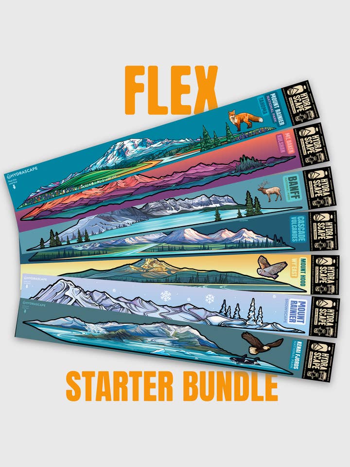 Pacchetto Iniziale Flex per la vendita all'ingrosso da parte di Hydrascape Stickers