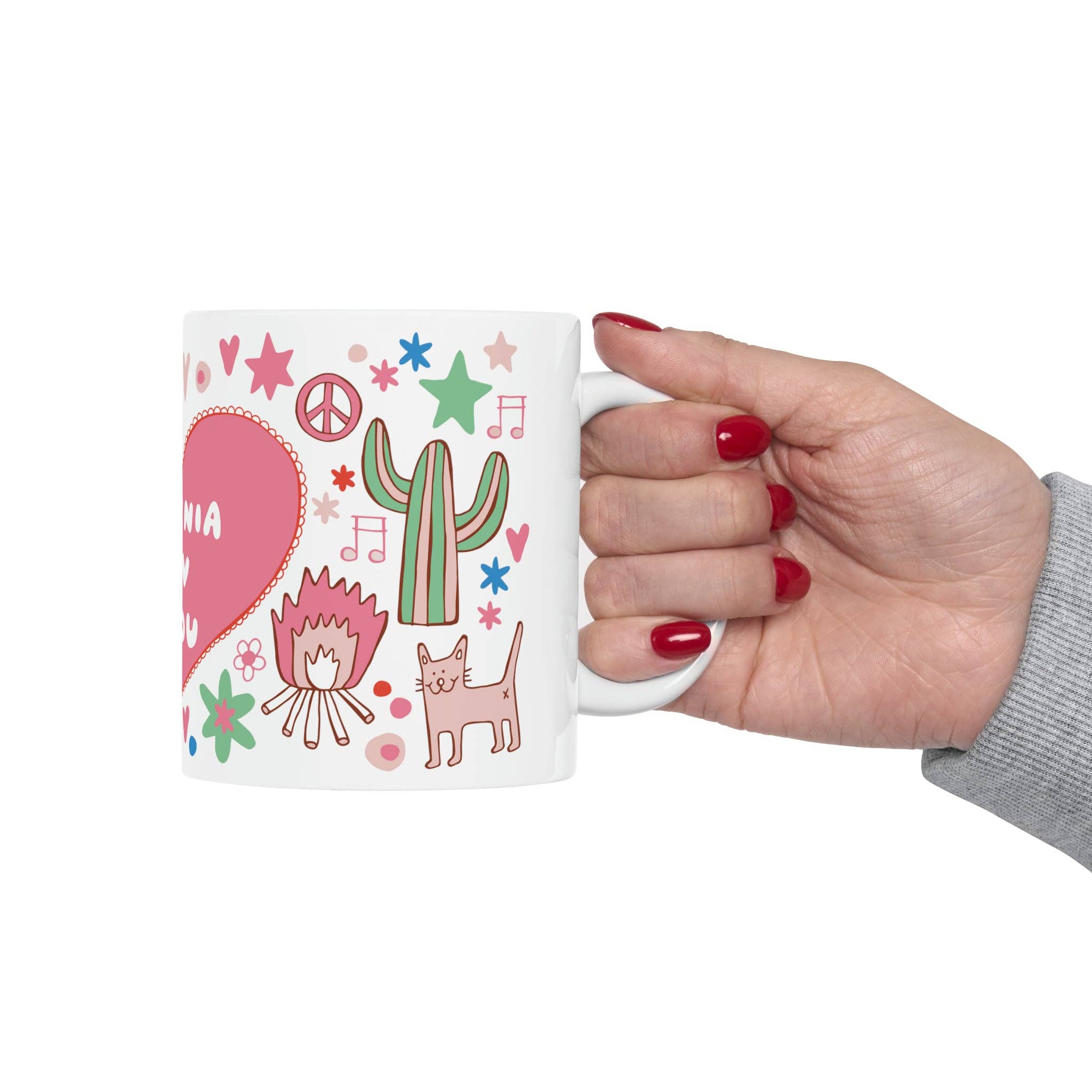 LOLALA - Wholesale Coffee Mug - California I Luv You - Coffee Mug (11oz)6