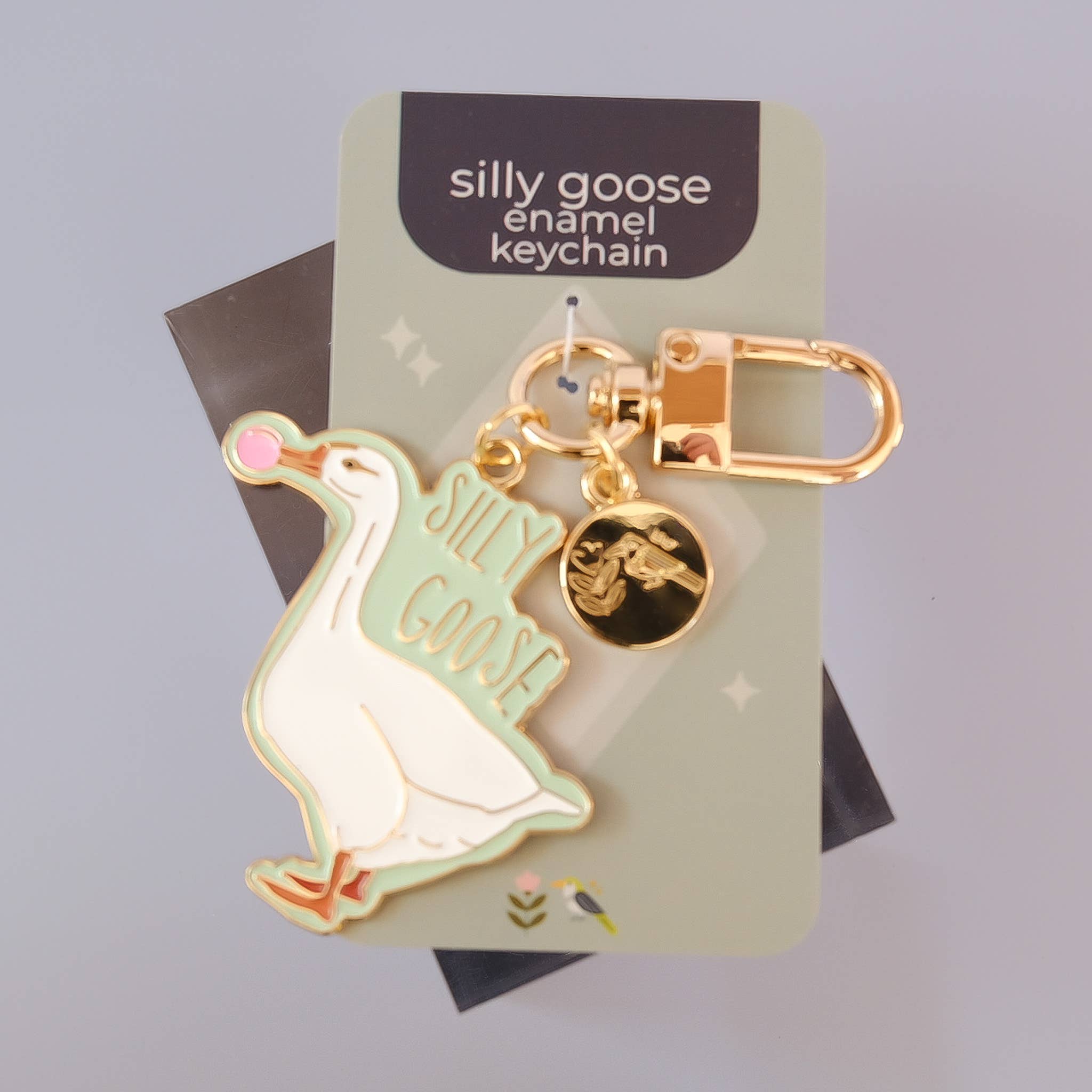 Acorn & Artisan - Wholesale Keychain - Unisex - Funny Goose Keychain | Silly Goose Design2